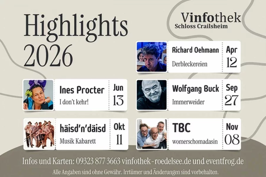 Veranstaltungshighlights in Rödelsee 